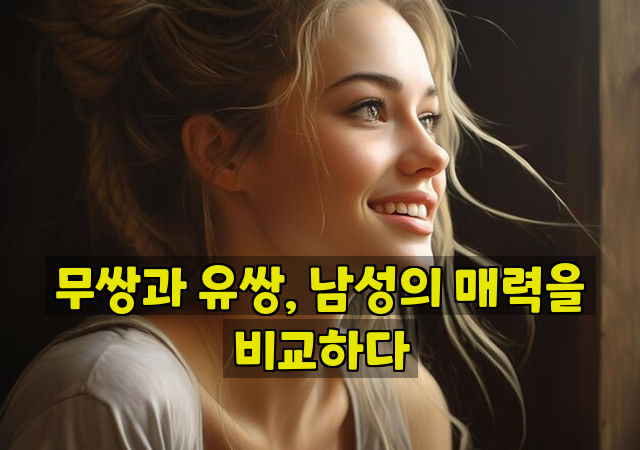 무쌍과 유쌍, 남성의 매력을 비교하다